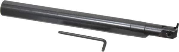 Seco - A..-CGHR, Right Hand, 0.216" Max Depth of Cut, Indexable Grooving Tool Holder - LC..1303.. Insert Compatibility, 8" OAL, Through Coolant - Eagle Tool & Supply