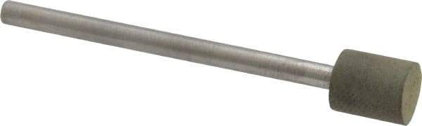 Made in USA - 5/16" Head Diam x 5/16" Head Thickness Diamond (Abrasive) Grinding Pin - 1/8" Shank Diam x 1.5625" Shank Length, Very Fine Grade, 150 Grit - Eagle Tool & Supply