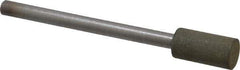 Made in USA - 1/4" Head Diam x 1/2" Head Thickness CBN Grinding Pin - 1/8" Shank Diam x 1-1/2" Shank Length, Very Fine Grade, 150 Grit - Eagle Tool & Supply