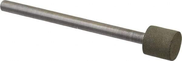 Made in USA - 0.312" Head Diam x 0.313" Head Thickness CBN Grinding Pin - 1/8" Shank Diam x 1.5625" Shank Length, Very Fine Grade, 150 Grit - Eagle Tool & Supply