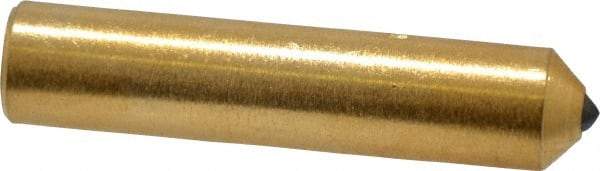 Norton - 1/2 Carat Single Point Diamond Dresser - 2" Long x 7/16" Shank Diam, Contains 3 Stones - Eagle Tool & Supply