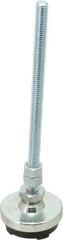 Gibraltar - 3/8-16 Bolt Thread, Studded Pivotal Stud Mount Leveling Pad & Mount - 1,500 Max Lb Capacity, 2" Base Diam - Eagle Tool & Supply