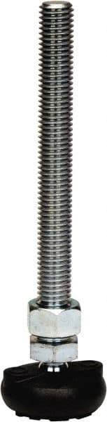 Gibraltar - 5/8-11 Bolt Thread, Studded Pivotal Stud Mount Leveling Pad & Mount - 4,000 Max Lb Capacity, 2" Base Diam - Eagle Tool & Supply