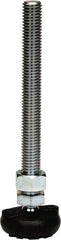 Gibraltar - 5/8-11 Bolt Thread, Studded Pivotal Stud Mount Leveling Pad & Mount - 4,000 Max Lb Capacity, 2" Base Diam - Eagle Tool & Supply