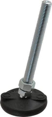 Gibraltar - 5/8-11 Bolt Thread, Studded Pivotal Stud Mount Leveling Pad & Mount - 5,000 Max Lb Capacity, 3" Base Diam - Eagle Tool & Supply
