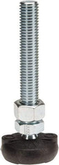 Gibraltar - 5/8-11 Bolt Thread, Studded Pivotal Stud Mount Leveling Pad & Mount - 4,000 Max Lb Capacity, 2" Base Diam - Eagle Tool & Supply