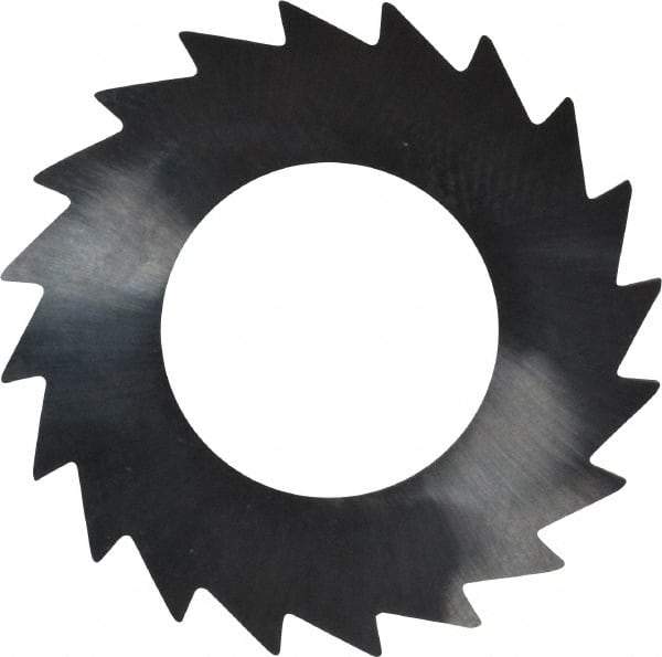 Made in USA - 1" Diam x 0.0313" Blade Thickness x 1/2" Arbor Hole Diam, 20 Tooth Slitting and Slotting Saw - Arbor Connection, Solid Carbide, Concave Ground - Eagle Tool & Supply