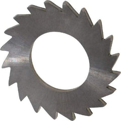 Made in USA - 1" Diam x 1/16" Blade Thickness x 1/2" Arbor Hole Diam, 20 Tooth Slitting and Slotting Saw - Arbor Connection, Solid Carbide, Concave Ground - Eagle Tool & Supply