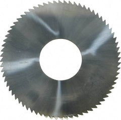 Made in USA - 2-1/2" Diam x 1/16" Blade Thickness x 7/8" Arbor Hole Diam, 72 Tooth Slitting and Slotting Saw - Arbor Connection, Solid Carbide, Concave Ground - Eagle Tool & Supply