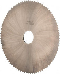 Made in USA - 6" Diam x 1/8" Blade Thickness x 1" Arbor Hole Diam, 120 Tooth Slitting and Slotting Saw - Arbor Connection, Solid Carbide, Concave Ground - Eagle Tool & Supply