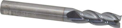 RobbJack - 5/16", 3 Flute, Single End, Solid Carbide, Corner Chamfer End Mill - 2-1/2" OAL, 40° Helix, Right Hand Flute, 13/16" LOC, Right Hand Cut - Eagle Tool & Supply