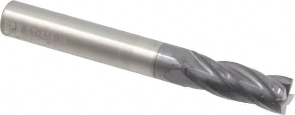 RobbJack - 5/16" Diam 4 Flute Solid Carbide 0.004 to 0.006" Chamfer Width Corner Chamfer End Mill - Eagle Tool & Supply