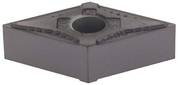 Kennametal - DNGG330.5 FS Grade KC5510 Carbide Turning Insert - TiAlN Finish, 55° Diamond, 3/8" Inscr Circle, 3/16" Thick, 0.0079" Corner Radius - Eagle Tool & Supply