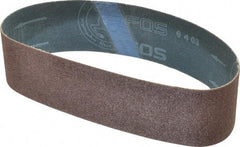 Made in USA - 2" Wide x 18-15/16" OAL, 60 Grit, Aluminum Oxide Abrasive Belt - Aluminum Oxide, Medium, Coated - Eagle Tool & Supply