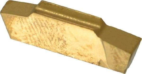Seco - LCGN, 0.118" Cutting Width, FG, CP500 Grade, Single End Multi-Directional Turning Insert - TiAlN, TiN Coated - Eagle Tool & Supply