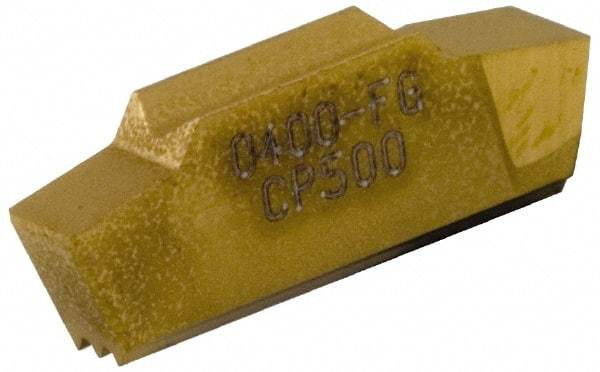 Seco - LCGN, 0.165" Cutting Width, FG, CP500 Grade, Single End Multi-Directional Turning Insert - TiAlN, TiN Coated - Eagle Tool & Supply