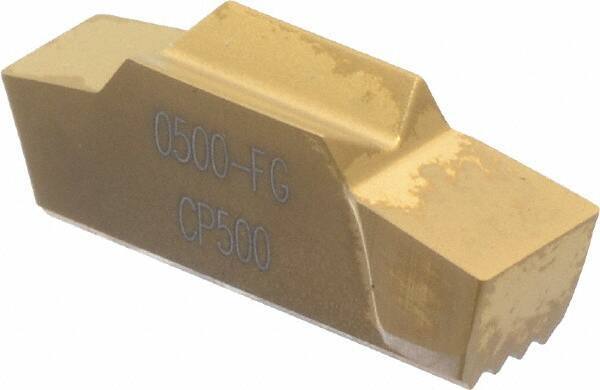 Seco - LCGN, 0.197" Cutting Width, FG, CP500 Grade, Single End Multi-Directional Turning Insert - TiAlN, TiN Coated - Eagle Tool & Supply