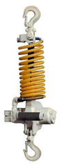 Coffing - 300 Lb Load Limit, 6-1/2' Max Height Air Chain Hoist - 36 FPM Lift Speed, - Eagle Tool & Supply