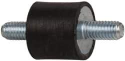 Tech Products - 16 Lb Capacity, 10-32 Stud/Stud Vibration Isolator - 9/16" Diam, 1/2" High - Eagle Tool & Supply
