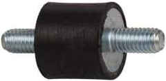 Tech Products - 16 Lb Capacity, 10-32 Stud/Stud Vibration Isolator - 9/16" Diam, 1/2" High - Eagle Tool & Supply