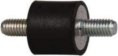 Tech Products - 18 Lb Capacity, 10-32 Stud/Stud Vibration Isolator - 9/16" Diam, 1/2" High - Eagle Tool & Supply