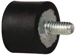 Tech Products - 55 Lb Capacity, 1/4-20 Plate/Stud Vibration Isolator - 1" Diam, 3/4" High - Eagle Tool & Supply