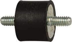 Tech Products - 55 Lb Capacity, 1/4-20 Stud/Stud Vibration Isolator - 1" Diam, 3/4" High - Eagle Tool & Supply
