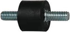Tech Products - 44 Lb Capacity, 5/16-18 Stud/Stud Vibration Isolator - 1" Diam, 3/4" High - Eagle Tool & Supply
