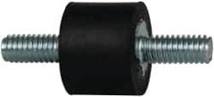 Tech Products - 50 Lb Capacity, 5/16-18 Stud/Stud Vibration Isolator - 1" Diam, 3/4" High - Eagle Tool & Supply