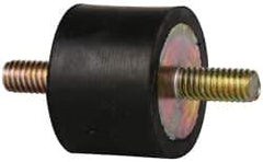 Tech Products - 74 Lb Capacity, 5/16-18 Stud/Stud Vibration Isolator - 1-3/8" Diam, 1" High - Eagle Tool & Supply