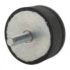 Tech Products - 760 Lb Capacity, 1/2-13 Plate/Stud Vibration Isolator - 3-1/8" Diam, 1-1/2" High - Eagle Tool & Supply