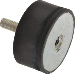 Tech Products - 980 Lb Capacity, 1/2-13 Plate/Stud Vibration Isolator - 3-1/8" Diam, 1-1/2" High - Eagle Tool & Supply