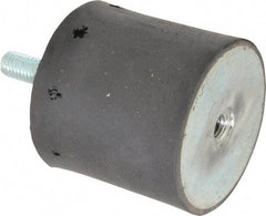 Tech Products - 250 Lb Capacity, 1/2-13 Plate/Stud Vibration Isolator - 3-1/8" Diam, 3" High - Eagle Tool & Supply