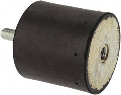 Tech Products - 410 Lb Capacity, 1/2-13 Plate/Stud Vibration Isolator - 3-1/8" Diam, 3" High - Eagle Tool & Supply