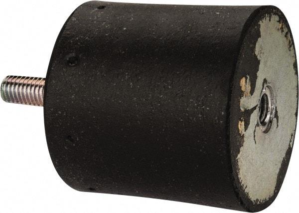 Tech Products - 690 Lb Capacity, 1/2-13 Plate/Stud Vibration Isolator - 3-1/8" Diam, 3" High - Eagle Tool & Supply