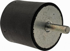 Tech Products - 1190 Lb Capacity, 1/2-13 Plate/Stud Vibration Isolator - 3-1/8" Diam, 3" High - Eagle Tool & Supply