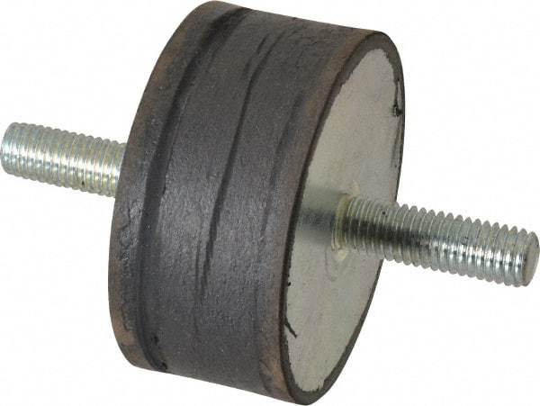 Tech Products - 760 Lb Capacity, 1/2-13 Stud/Stud Vibration Isolator - 3-1/8" Diam, 1-1/2" High - Eagle Tool & Supply