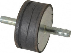 Tech Products - 760 Lb Capacity, 1/2-13 Stud/Stud Vibration Isolator - 3-1/8" Diam, 1-1/2" High - Eagle Tool & Supply