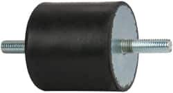 Tech Products - 250 Lb Capacity, 1/2-13 Stud/Stud Vibration Isolator - 3-1/8" Diam, 3" High - Eagle Tool & Supply