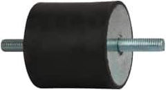 Tech Products - 910 Lb Capacity, 1/2-13 Stud/Stud Vibration Isolator - 3-1/8" Diam, 3" High - Eagle Tool & Supply