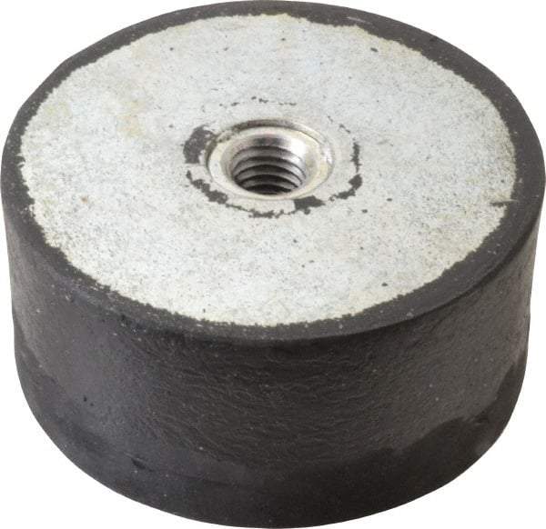 Tech Products - 1550 Lb Capacity, 1/2-13 Plate/Plate Vibration Isolator - 3-1/8" Diam, 1-1/2" High - Eagle Tool & Supply