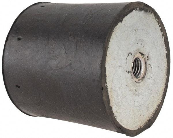 Tech Products - 1190 Lb Capacity, 1/2-13 Plate/Plate Vibration Isolator - 3-1/8" Diam, 3" High - Eagle Tool & Supply