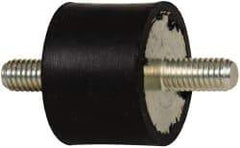 Tech Products - 55 Lb Capacity, M6 Stud/Stud Vibration Isolator - 25mm Diam, 19mm High - Eagle Tool & Supply