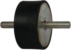 Tech Products - 360 Lb Capacity, M12 Stud/Stud Vibration Isolator - 79mm Diam, 38mm High - Eagle Tool & Supply