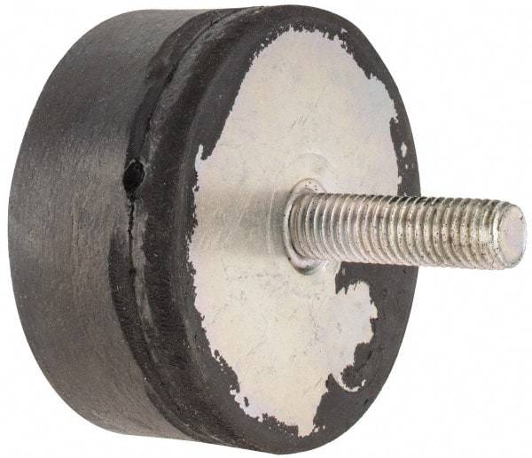 Tech Products - 540 Lb Capacity, M12 Plate/Plate Vibration Isolator - 79mm Diam, 38mm High - Eagle Tool & Supply