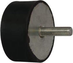 Tech Products - 1815 Lb Capacity, M12 Plate/Stud Vibration Isolator - 79mm Diam, 38mm High - Eagle Tool & Supply