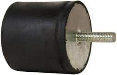 Tech Products - 910 Lb Capacity, M12 Plate/Plate Vibration Isolator - 79mm Diam, 76mm High - Eagle Tool & Supply