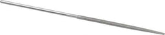 Grobet - 5-1/2" OAL Very Fine Square Needle Diamond File - 2-1/2 LOC, 220 Grit - Eagle Tool & Supply