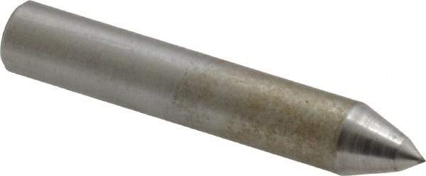 Made in USA - 1-1/2" Long x 1/4" Shank Diam Single Point Diamond Dresser - 70° Included Angle - Eagle Tool & Supply