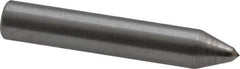 Made in USA - 1-1/2" Long x 1/4" Shank Diam Single Point Diamond Dresser - 90° Included Angle - Eagle Tool & Supply